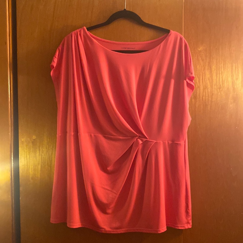 Lane Bryant Coral Top, 22/24